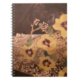Foto Notebook (80 Seiten B&W) Blume mit einem Log Notizblock