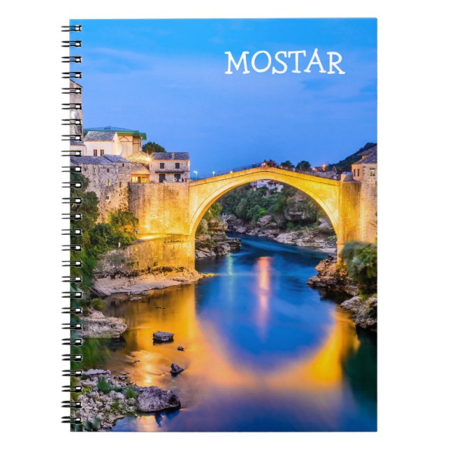 Foto Notebook (80 Seiten B&W) Mostar Notizblock (Vorderseite)