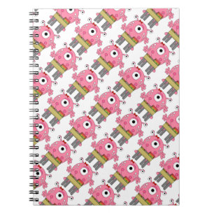 Foto-Notebook/Cartoon-Monster Notizblock