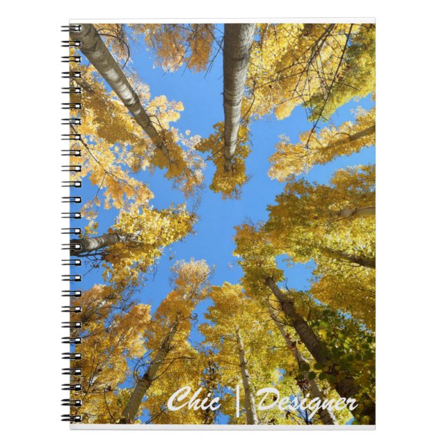 Foto-Notebook im Herbst Notizblock (Vorderseite)
