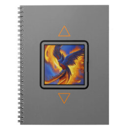 Foto Notebook Phoenix, Gray Cover Spiral Notebook Notizblock