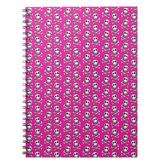 Foto Notebook/Skull und Crossbones Notizblock (Vorderseite)