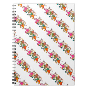Foto Notebook/Strichmännchen Kinder Notizblock