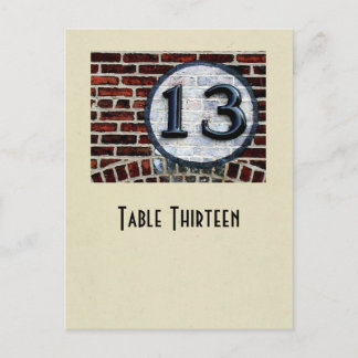 Foto Nummer 13 Tischkarte Postkarte