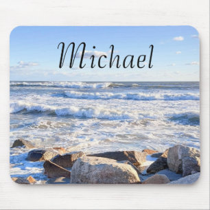 Foto Ocean Shore Individuelle Name Mousepad