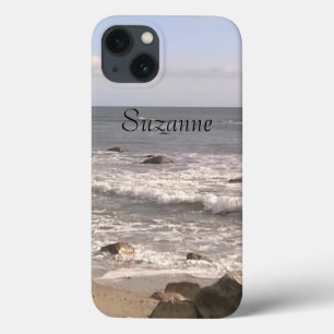 Foto Ocean Waves Sandy Beach Rocky Shore Case-Mate iPhone Hülle