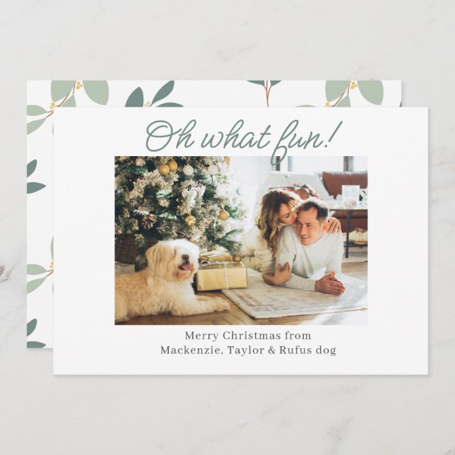 Foto Oh, was Spaß Weihnachten (Vorne/Hinten)