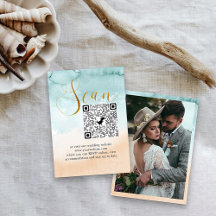 Foto Online UAWG QR Code Beach Hochzeit