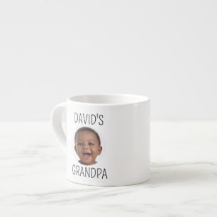 Foto Opa Espresso Tasse Süßer Baby David