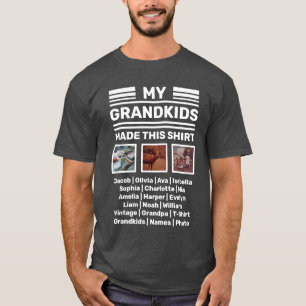 Foto Opa T - Shirt mit Kindernamen