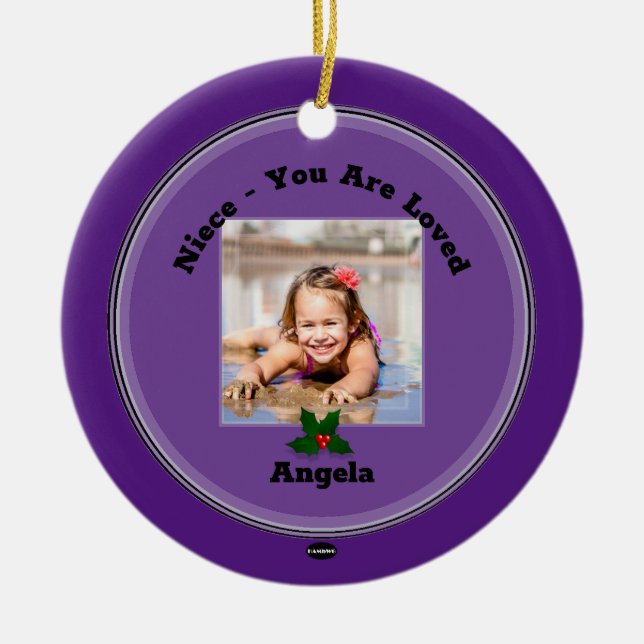 Foto Ornament mit Mistletoe HAMbWG (Vorne)