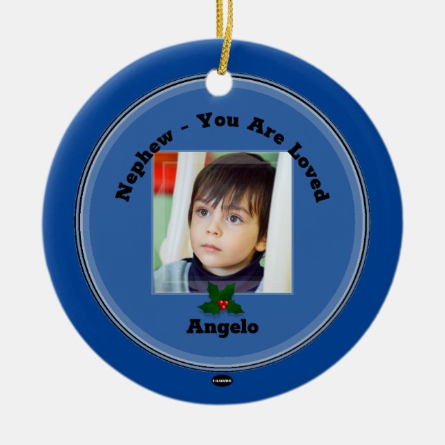 Foto Ornament mit Mistletoe HAMbWG (Vorne)