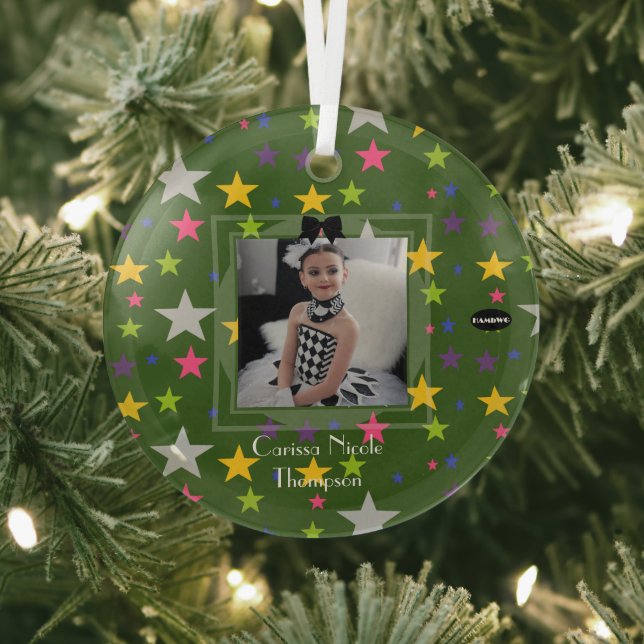 Foto Ornament mit Sternen und Name HAMbyWG (InSitu)