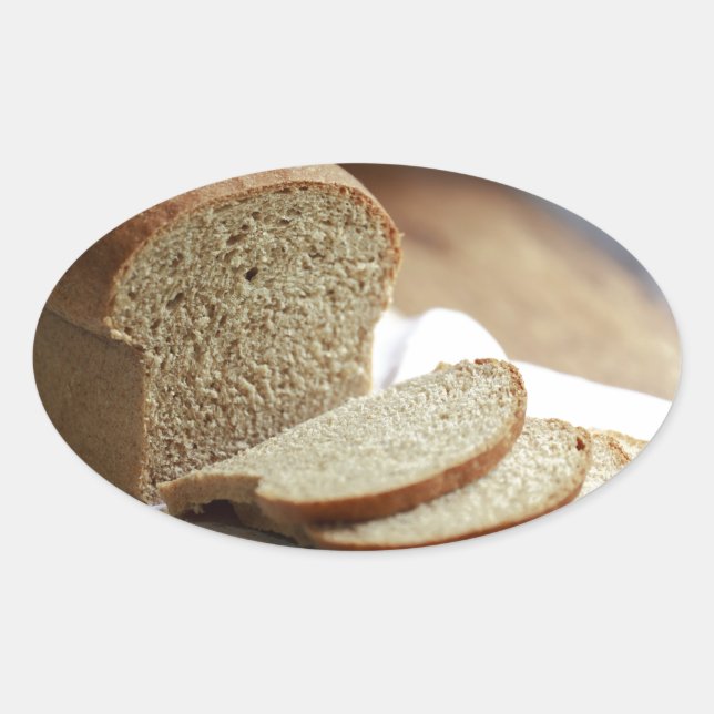 Foto Ovaler Aufkleber (Vorderseite)