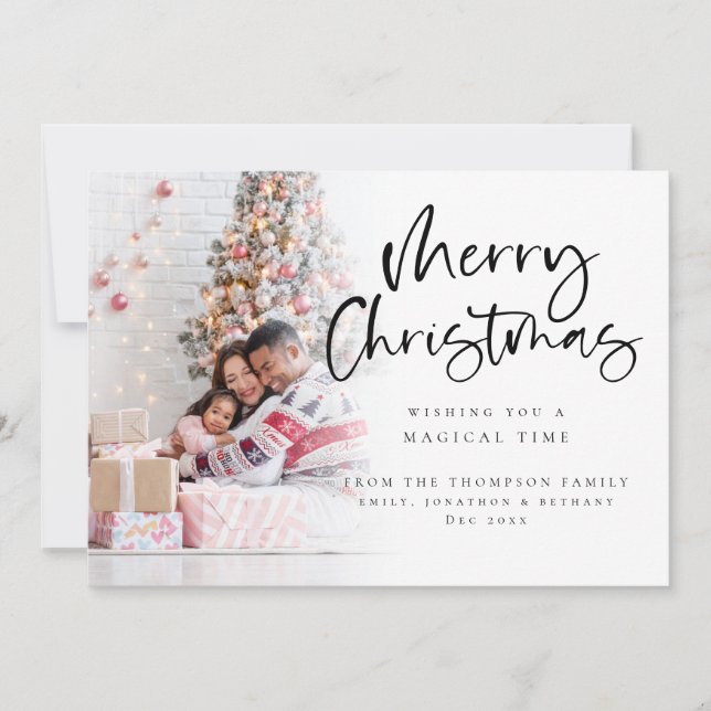 Foto Overlay 2026 Kalender Frohe Weihnachten (Vorderseite)