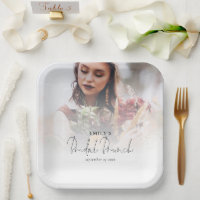 Foto Overlay Brautparty Brunch Paper Teller