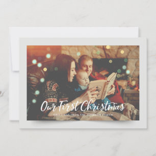 Foto-Overlay Feiertagsgrüßen Feiertagskarte