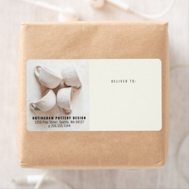 Foto-Overlay-Label für kleine Unternehmen (Insitu)