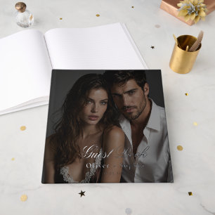 Foto-Overlay Moody Dark Hochzeit Gästebuch