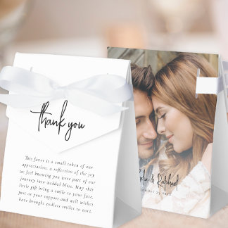 Foto Overlay Newlyweds Wedding Vielen Dank Geschenkschachtel