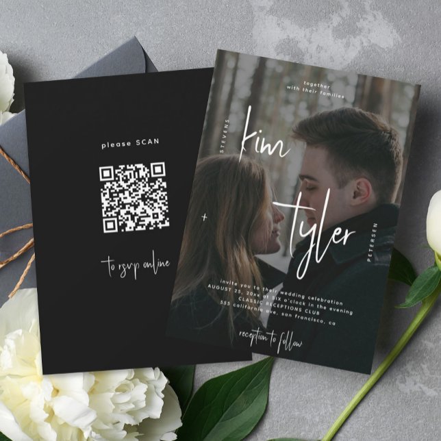 Foto-Overlay QR-Code-UAWG Skript Hochzeit Einladung (Von Creator hochgeladen)