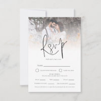 Foto Overlay QR Essenswahl Hochzeitsszenario RSVP