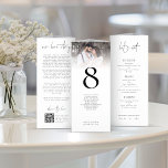 Foto Overlay QR Liebe Story Menu Tabelle No Triple<br><div class="desc">WICHTIGE HINWEIS: Dieses Dreifach wird flach, OHNE Vorvermessung geliefert, damit Sie es selbst falten können. Um Ihnen eine präzise Faltung zu ermöglichen, werden die Richtlinien für die drei Paneele auf der Rückseite aufgedruckt, und ein extra dünnes Paneel auf der rechten Seite, mit dem Sie den Kleber aufkleben können, um das...</div>