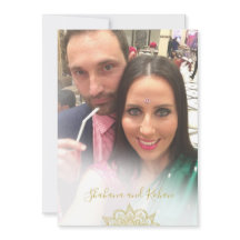 Foto Overlay Red Gold Moderne Hochzeit im indische