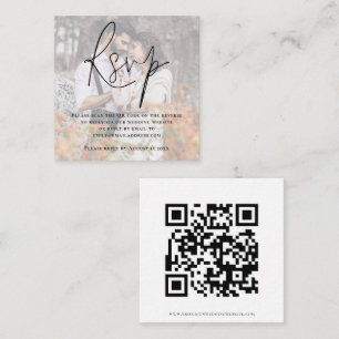 Foto Overlay Script QR Code Hochzeitsszenario RSVP Begleitkarte