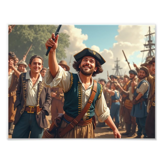 Foto Paper Foto Erweiterung - Kolumbus-Tag (Vorne)