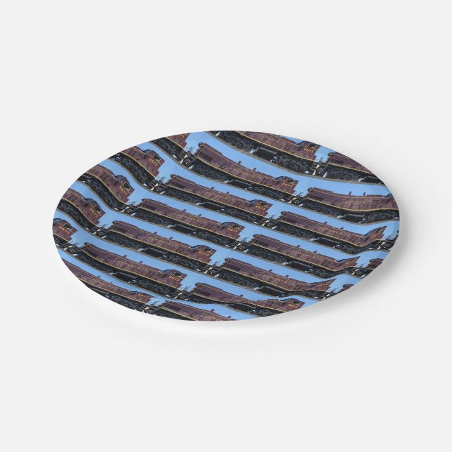 Foto Pappteller (Schrägansicht)