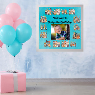 Foto Party Animals Thema Kindergeburtstag Party Poster