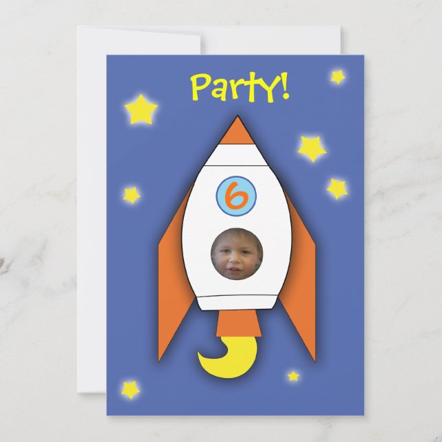 Foto Party Einladung (Vorderseite)