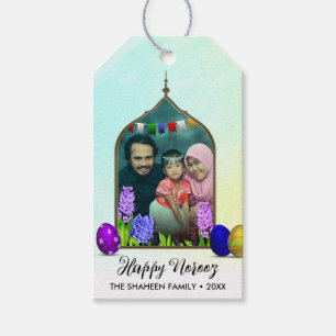 Foto Pastel Happy Noroz Mint Blume Buntes Ei Geschenkanhänger