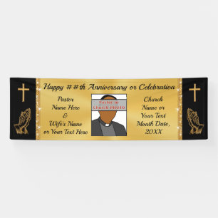 FOTO Pastor Jubiläum Banner Kirche Jahrestag