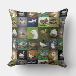 Foto Patchwork - Vögel Kissen