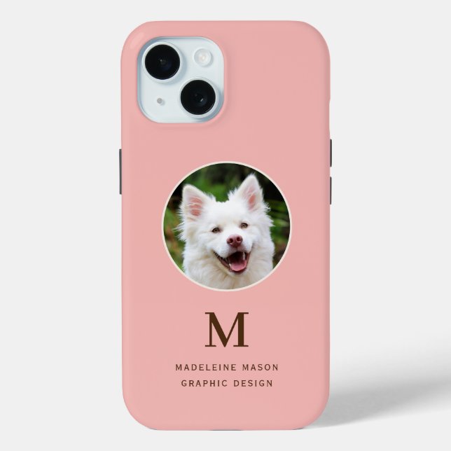 Foto Peach Personalisiert Case-Mate iPhone Hülle (Rückseite)