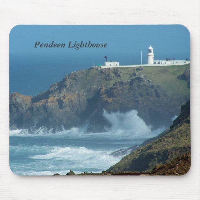Foto Pendeen Leuchtturm-Cornwalls England Mousepad (Vorne)
