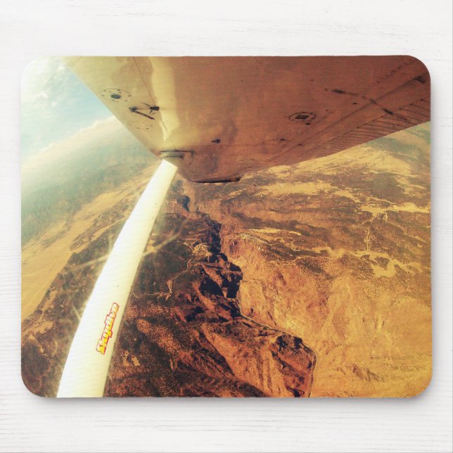 Foto perfekt kleine Flugzeug Skydive Mousepad (Vorne)