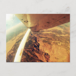 Foto perfekt kleiner Flugzeugsprung Postkarte