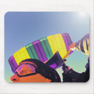 Foto perfekt Skydiver Mousepad