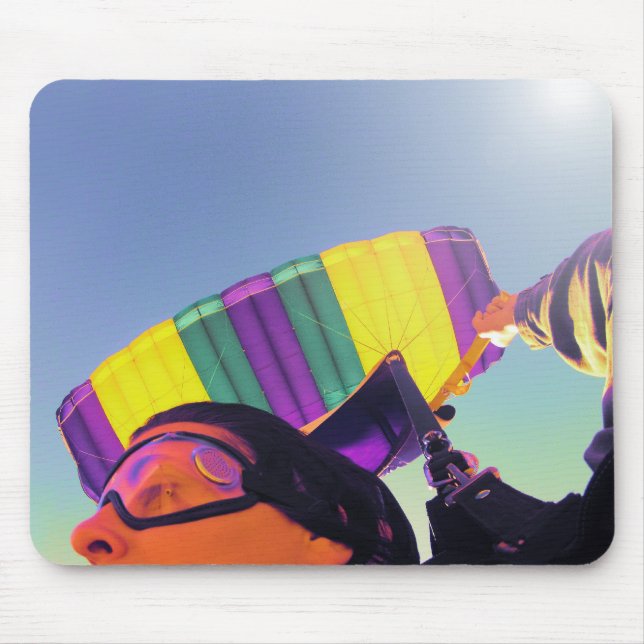 Foto perfekt Skydiver Mousepad (Vorne)