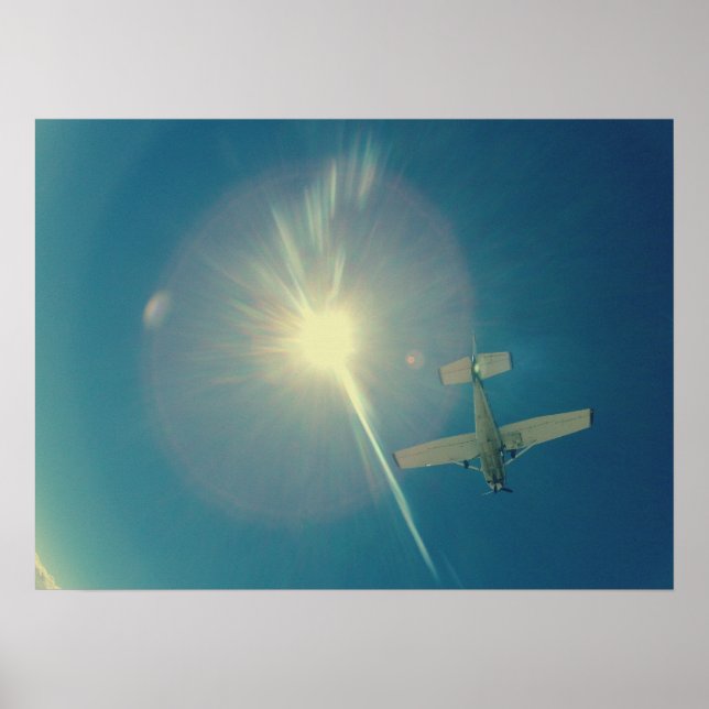 Foto perfektes kleines Flugzeug Pilot Poster (Vorne)
