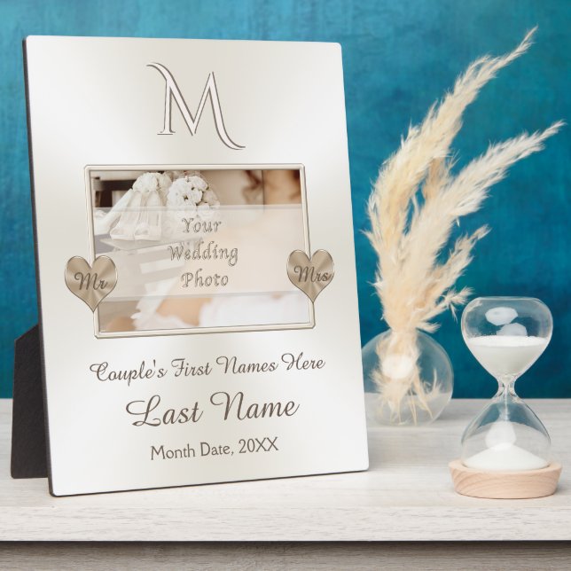 Foto personalisieren Mit Monogramm Decken für Hoch Fotoplatte (Seite)