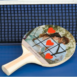 Foto Personalisieren Valentine Liebe Tischtennis Schläger