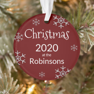Foto Personalisiert 2020 Covid Weihnachtsbaum Ornament