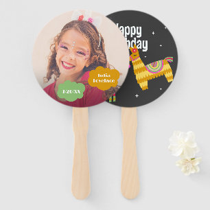 Foto Personalisiert Geburtstag Handfächer