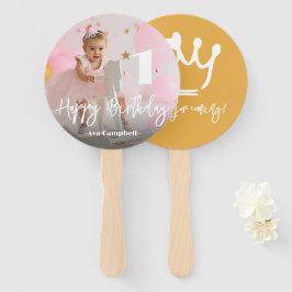 Foto Personalisiert Geburtstag Handfächer