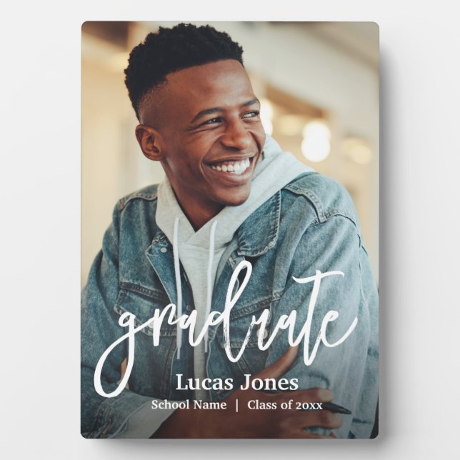 Foto Personalisiert Graduate Fotoplatte (Vorderseite)