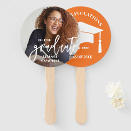 Foto Personalisiert Graduate Hand Fan Fächer